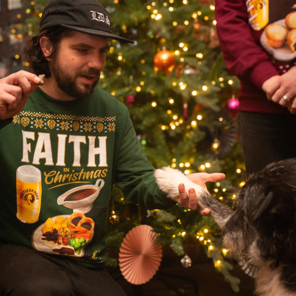NORTHERN MONK CHRISTMAS JUMPER