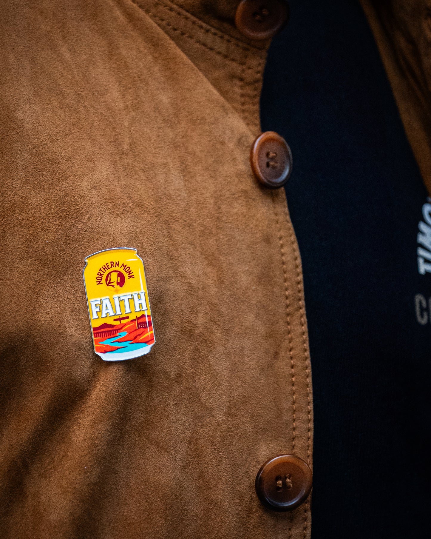 ENAMEL PIN BADGE // FAITH CAN