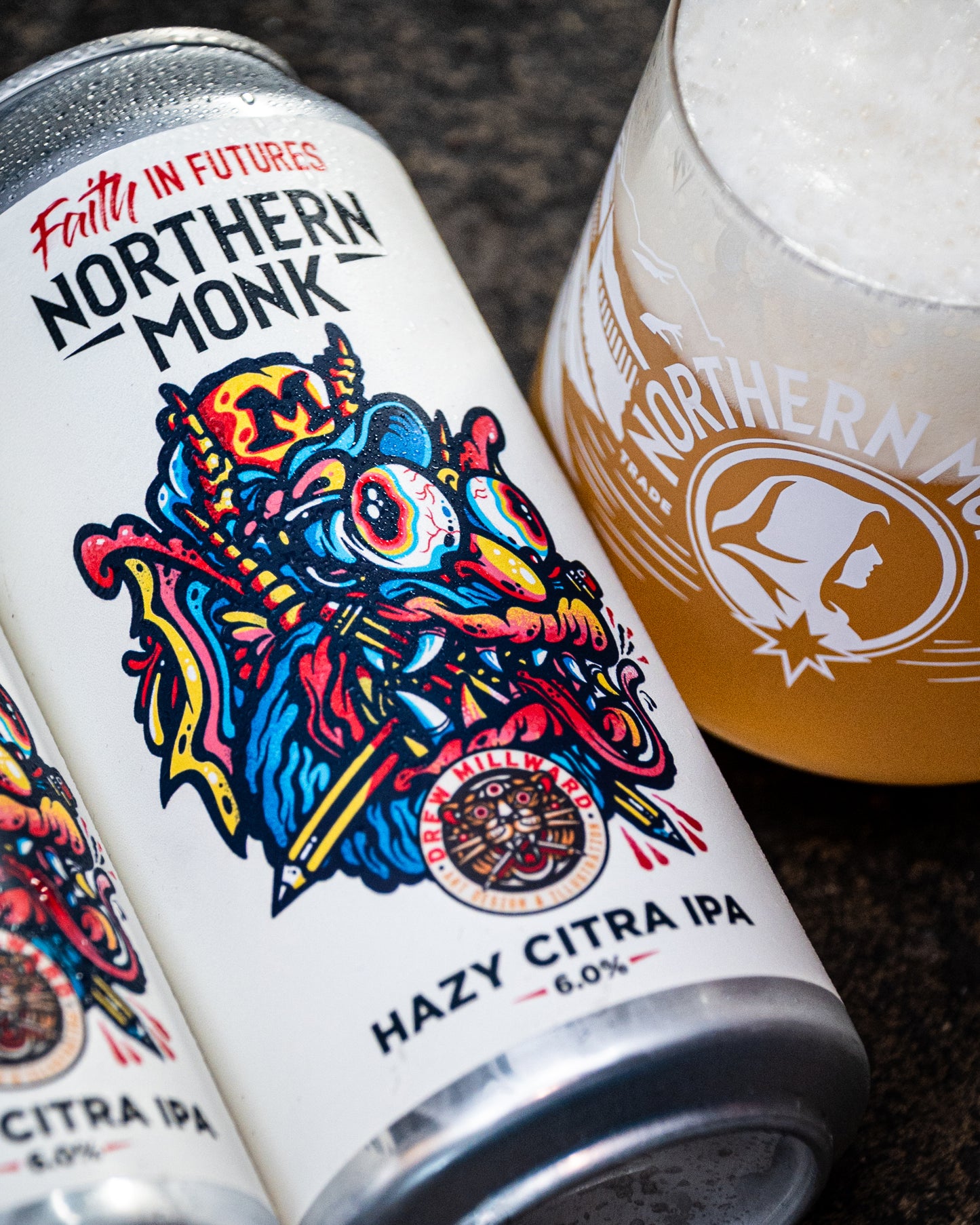 FAITH IN FUTURES // DREW MILLWARD // HAZY CITRA IPA // 6%