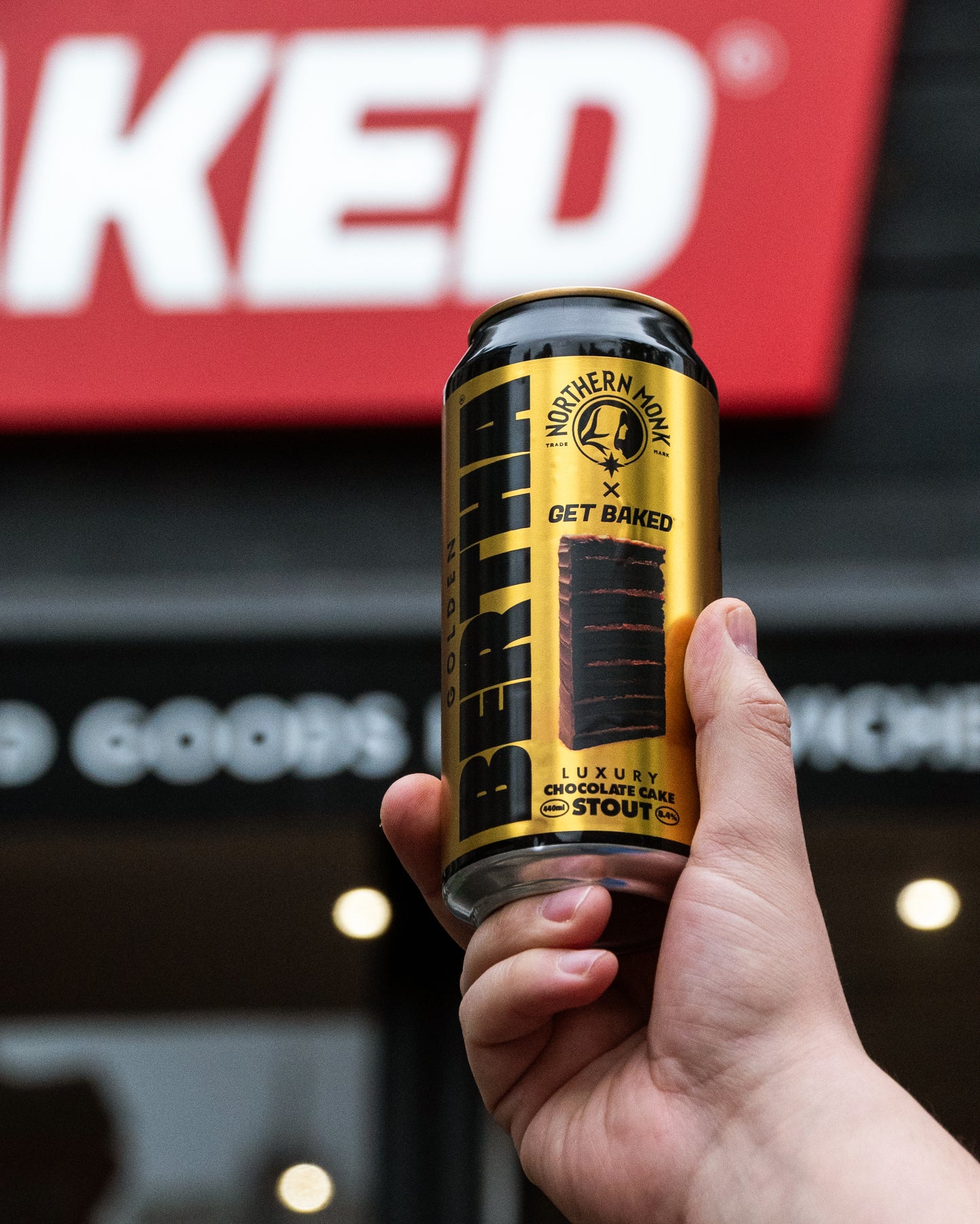 GOLDEN BERTHA // GET BAKED // CARAMEL & CHOCOLATE STOUT // 8.4%