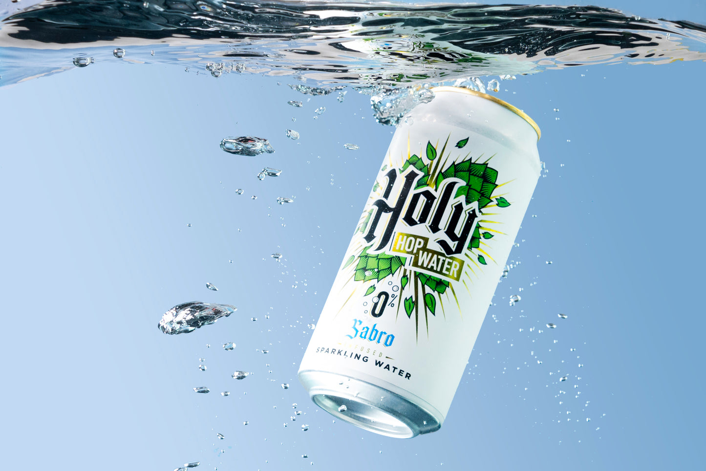 12 PACK // HOLY HOP WATER SABRO // INFUSED SPARKLING HOP WATER