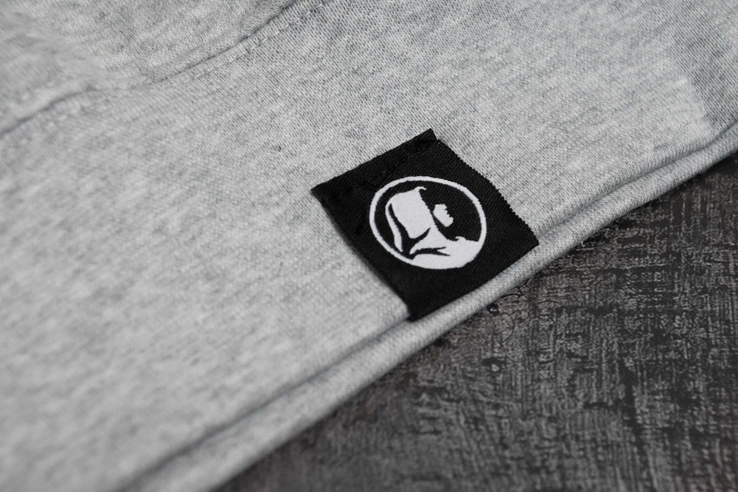 GREY EMBROIDERED NORTHERN MONK SWEATER