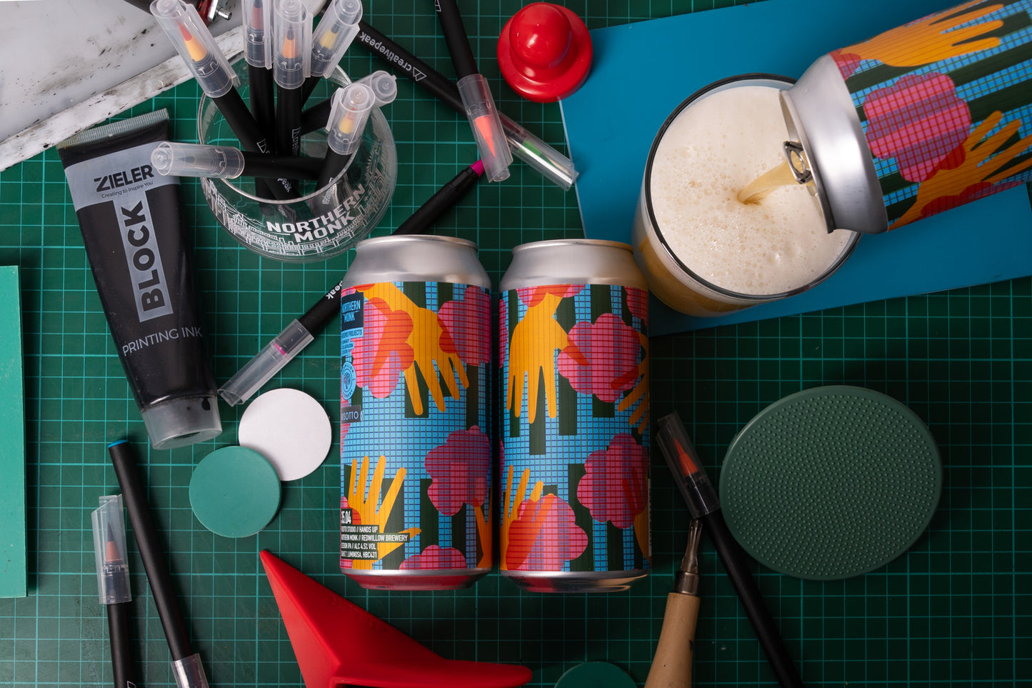 4 PACK // 35.04 RISOTTO STUDIOS // HANDS UP // REDWILLOW // SESSION IPA