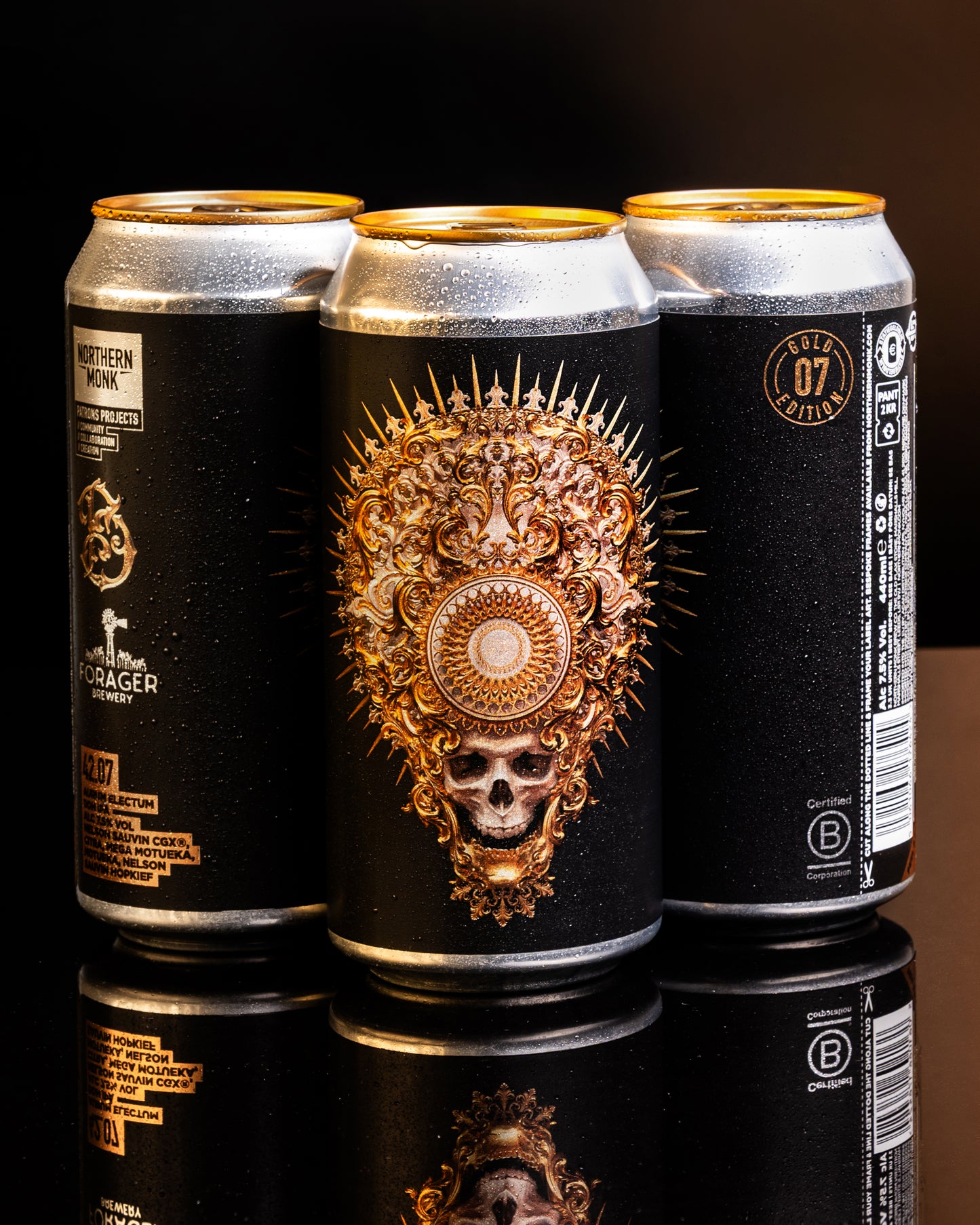 4 PACK GOLD EDITION // BILLELLIS // AURUM ELECTUM // NORTHERN MONK & FORAGER BREWING // 7.5%