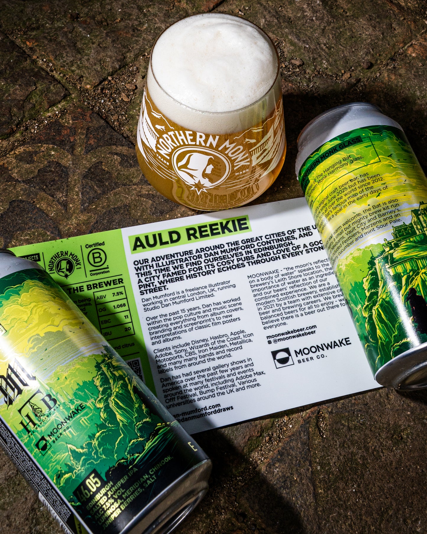 EDINBURGH // DAN MUMFORD w/ MOONWAKE // SALTED JUNIPER IPA // 7.5%