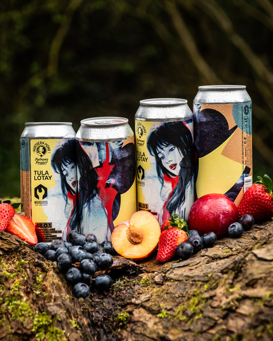 4 PACK // HAPPY COLLIDER // TULA LOTAY //  FRUITED SMOOTHIE IPA // 6.4%