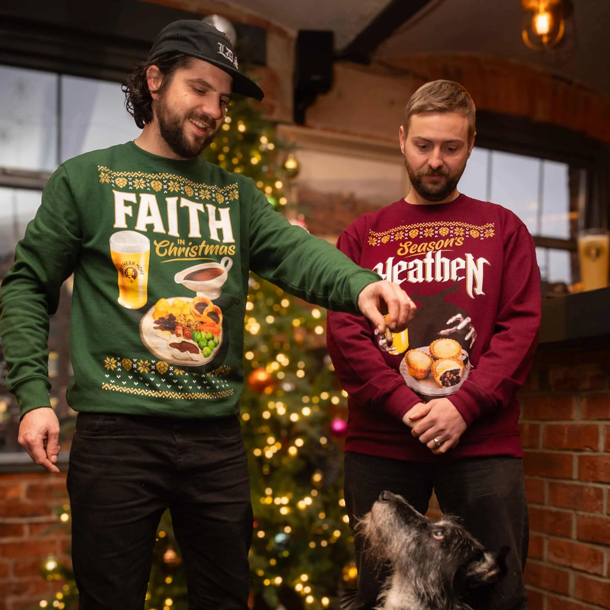 NORTHERN MONK CHRISTMAS JUMPER