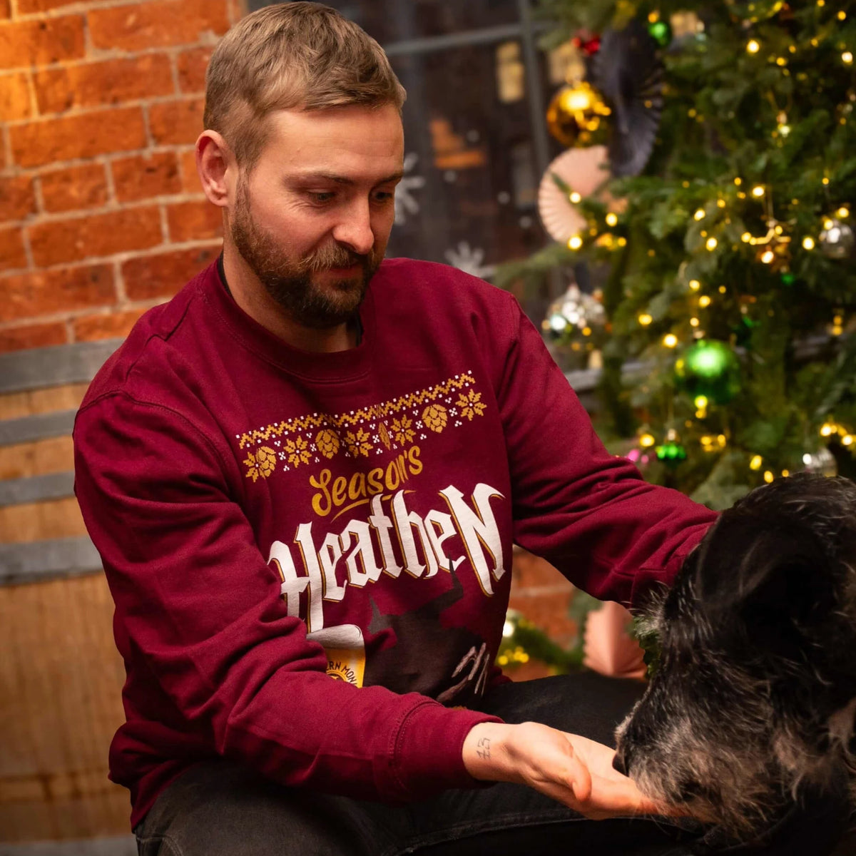 NORTHERN MONK CHRISTMAS JUMPER