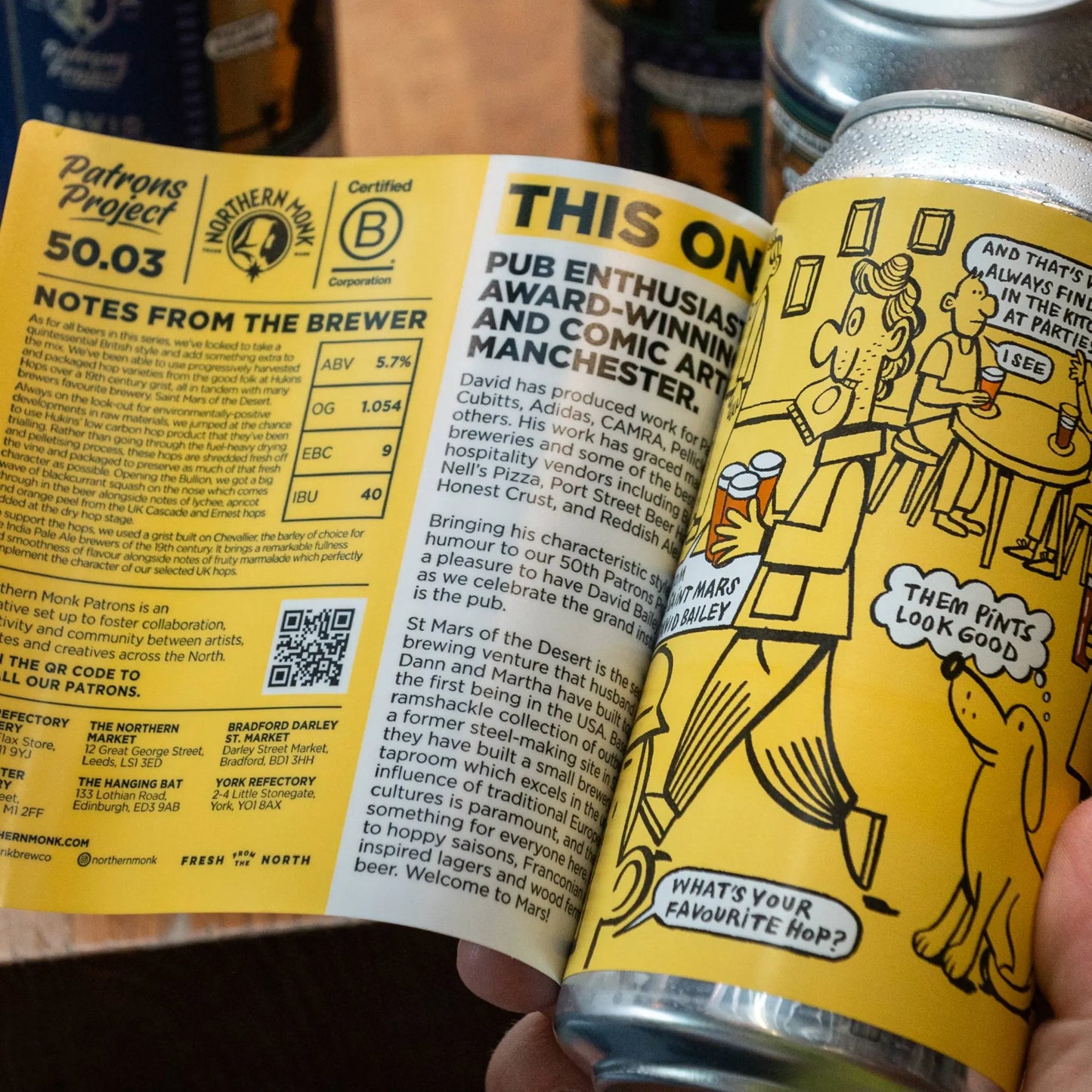 DAVID BAILEY // ONE FOR YOURSELF // ENGLISH IPA // 5.7%
