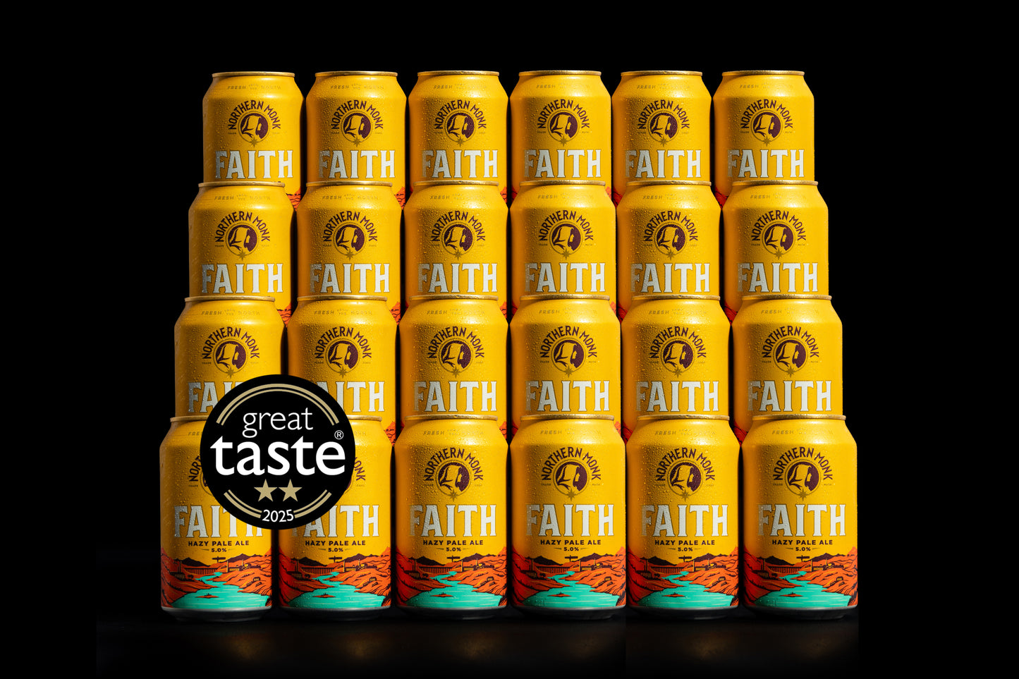 24 PACK // 330ml FAITH™ // HAZY PALE ALE // 5.0%