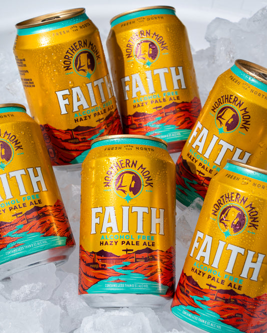 6 PACK // FAITH ALCOHOL FREE // ALCOHOL FREE HAZY PALE ALE // 0.5%