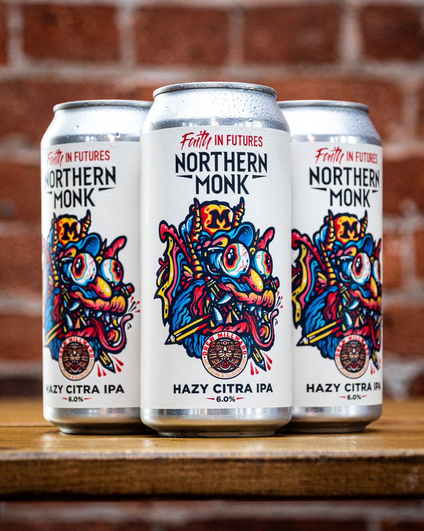 FAITH IN FUTURES // DREW MILLWARD // HAZY CITRA IPA // 6%