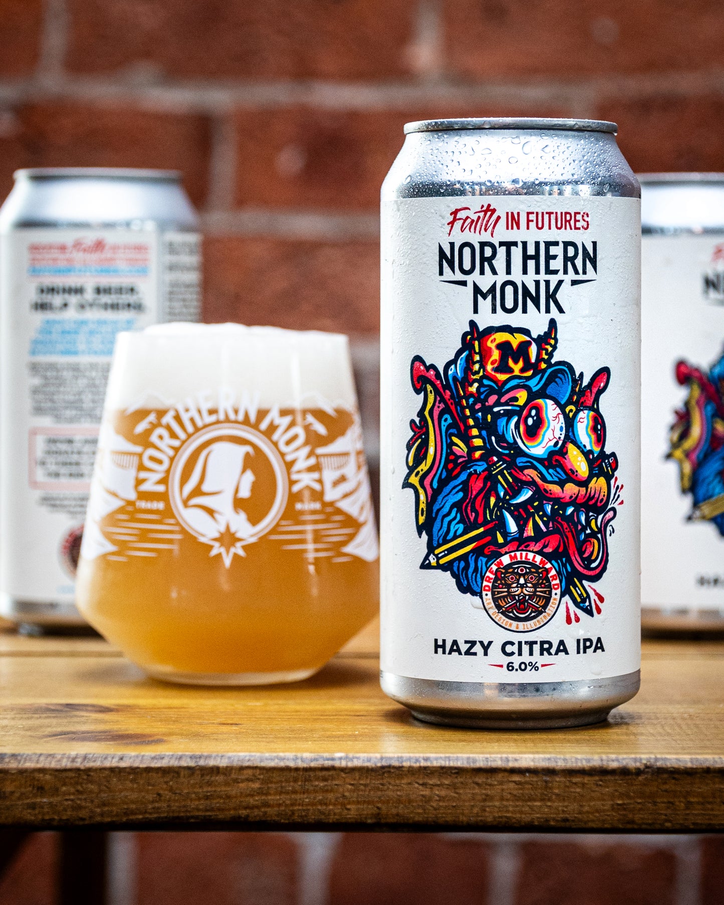 FAITH IN FUTURES // DREW MILLWARD // HAZY CITRA IPA // 6%