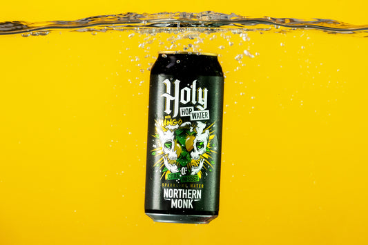 SHORT-DATED 12 PACK // HOLY HOP WATER MANGO // CITRA INFUSED SPARKLING HOP WATER