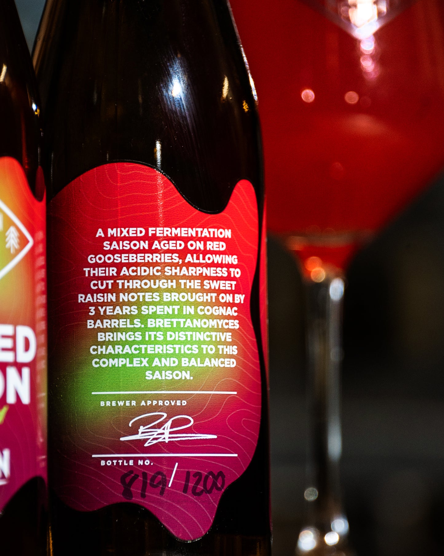 NORTHERN WILD 007 // BRANDY BARREL-AGED FRUITED SAISON // 6.6%