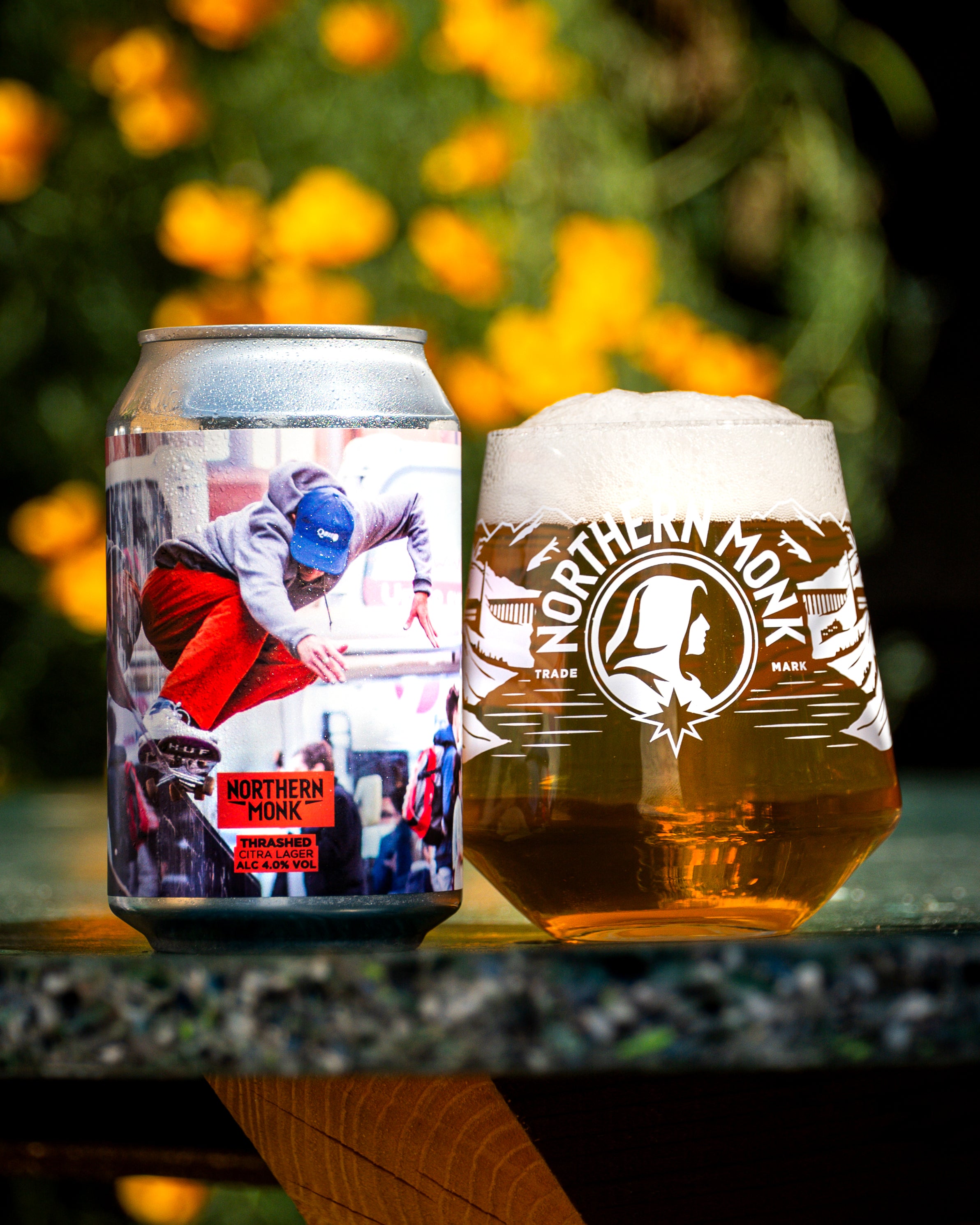 THRASHED // Vague Skate Mag // Citra Lager // 4.0% | Northern Monk