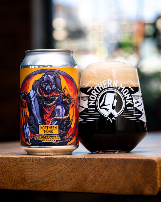 WILD SOUNDS // HEATHEN SOUNDS // BARBARIAN HERMIT // BLUEBERRY BLACK IPA // 4.0%