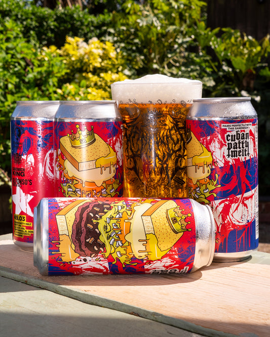 BUNDLE // 4 x SANDWICH KING // ZESTY IPA // 6% // SANDWICH KING GLASS