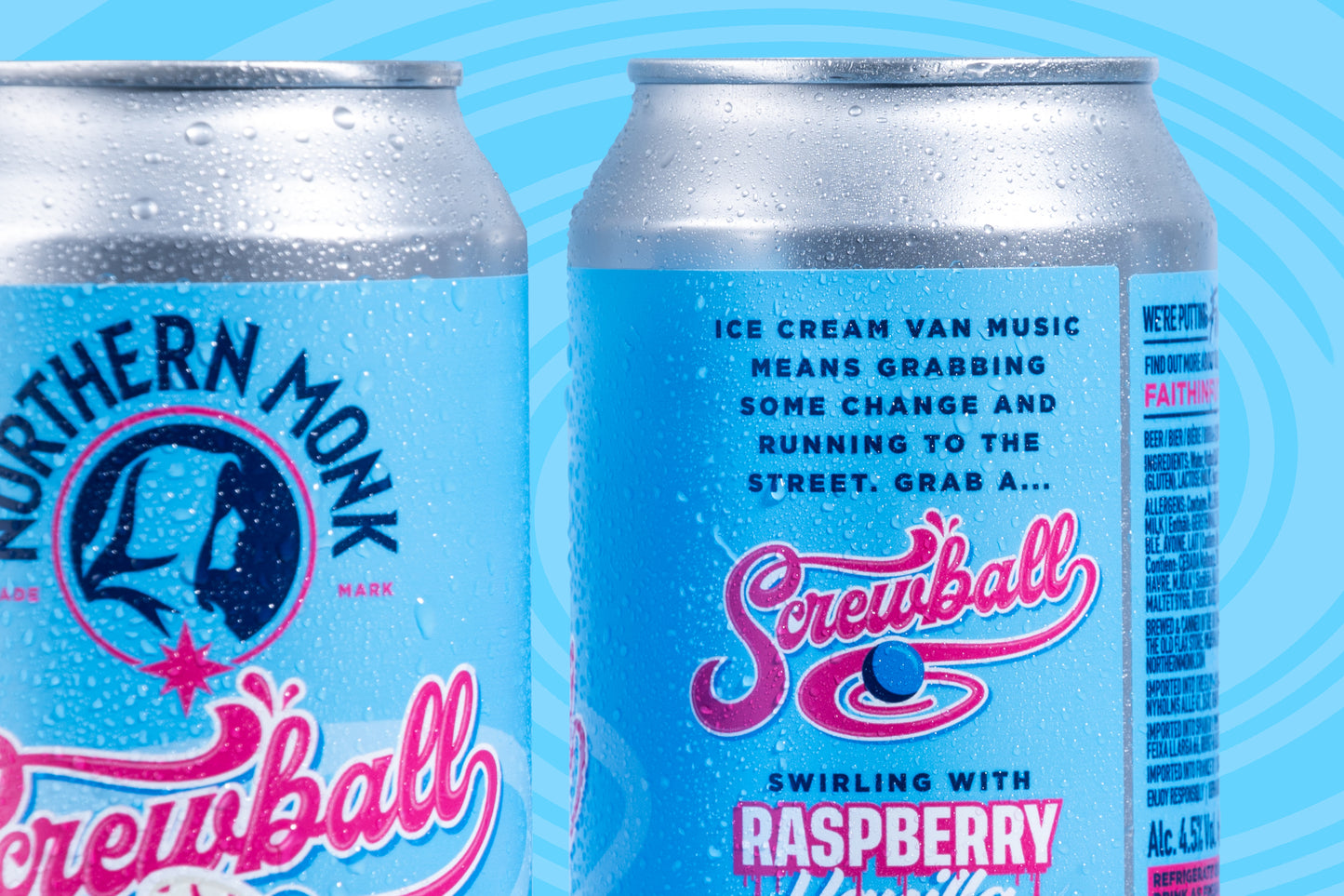 SCREWBALL // RASPBERRY RIPPLE ICE CREAM AND BUBBLEGUM // PALE ALE // 6.0%