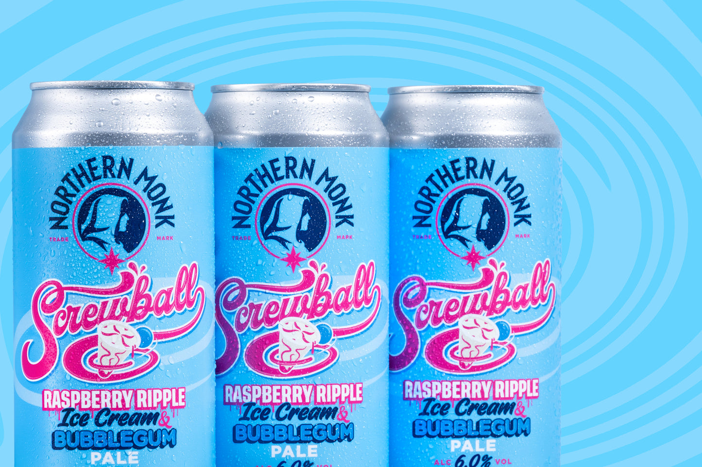 SCREWBALL // RASPBERRY RIPPLE ICE CREAM AND BUBBLEGUM // PALE ALE // 6.0%