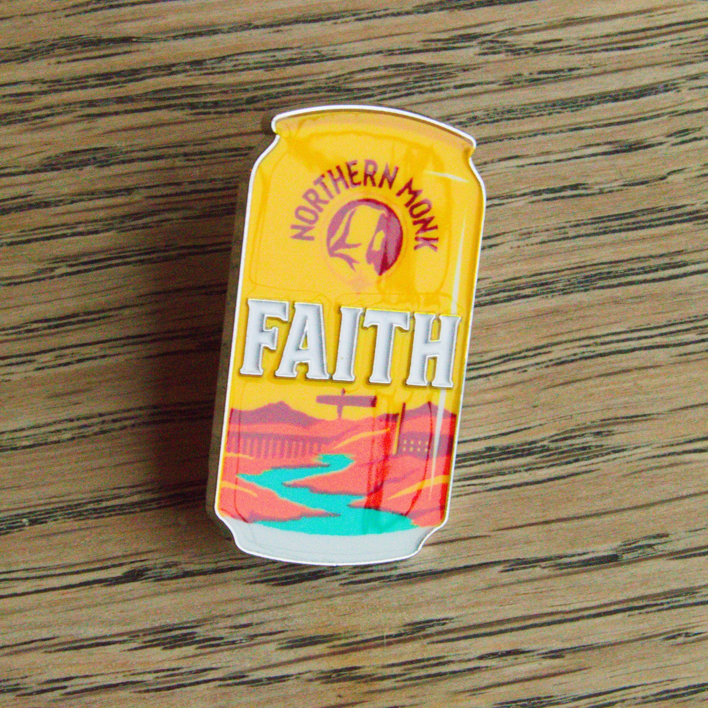Enamel Pin Badge // Faith Can