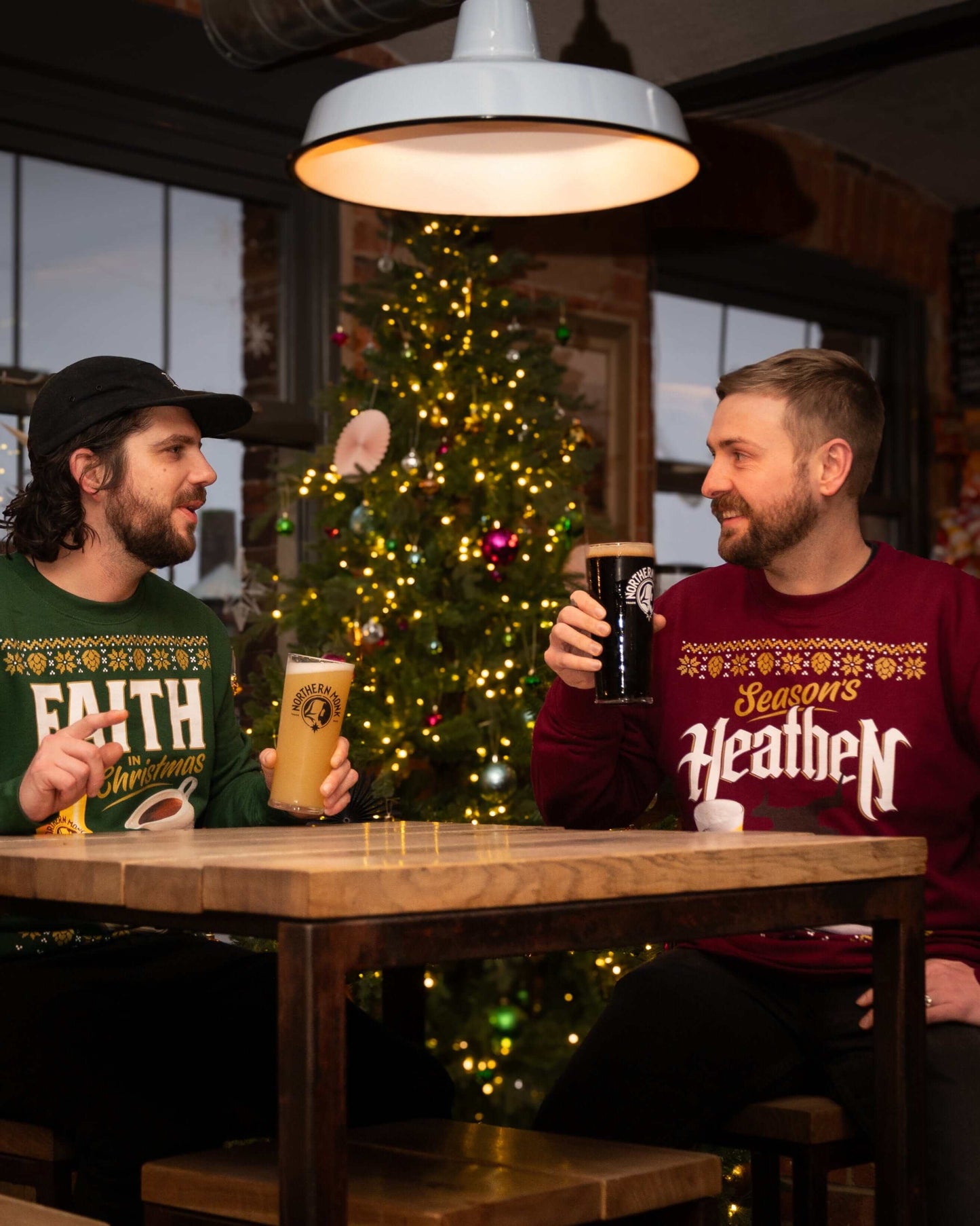 FAITH IN CHRISTMAS GREEN JUMPER