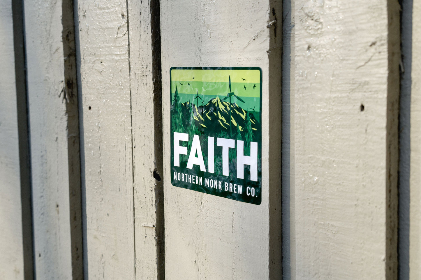 GREEN FAITH STICKER